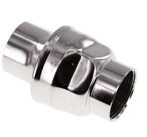 Válvula de retención G1-1/4'' Acero inoxidable 316 FKM (muelle ligero) 0,03-16bar - CLIS4E