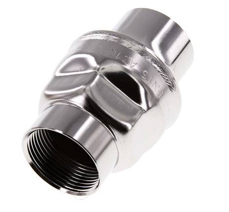 G1 1/4'' Acero Inoxidable 316 Válvula Antirretorno FKM 0.03-16bar (0.44-232psi) - NSF ANSI 61 - Pasador Reforzado [6 Piezas]