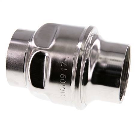 Válvula de retención G2'' Acero inoxidable 316 FKM (muelle ligero) 0,03-16bar - CLIS4E