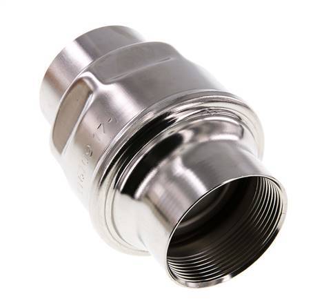 Válvula de retención G2'' Acero inoxidable 316 FKM (muelle ligero) 0,03-16bar - CLIS4E