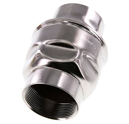Válvula de retención G2'' Acero inoxidable 316 FKM (muelle ligero) 0,03-16bar - CLIS4E