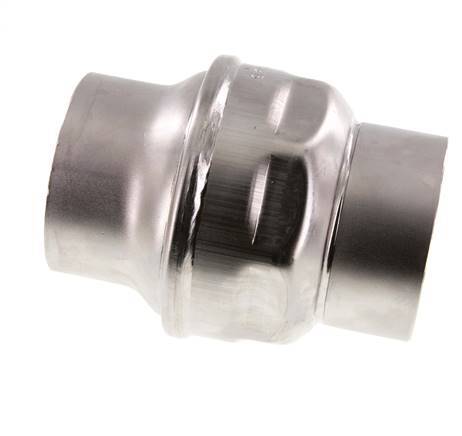 Válvula de retención G2-1/2'' Acero inoxidable 316 FKM (muelle ligero) 0,03-16bar - CLIS4E