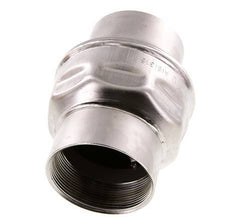 Válvula de retención G2-1/2'' Acero inoxidable 316 FKM (muelle ligero) 0,03-16bar - CLIS4E