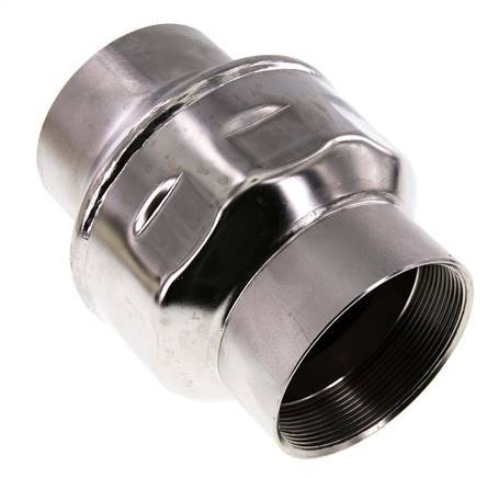 Válvula de retención G4'' Acero inoxidable 316 FKM (muelle ligero) 0,03-16bar - CLIS4E