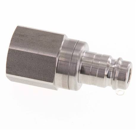 Acero inoxidable DN 10 Acoplamiento de aire Enchufe G 1/2 pulgada Hembra Doble cierre