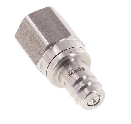 Acero inoxidable 316L DN 10 Acoplamiento de aire Enchufe G 1/2 pulgada Hembra Doble cierre
