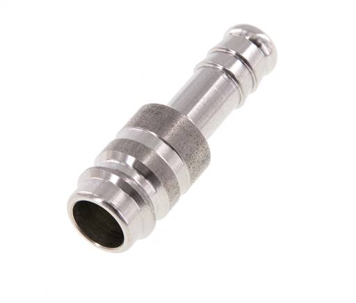 Acero inoxidable DN 10 Enchufe de acoplamiento de aire 10 mm Pilar de manguera Doble cierre