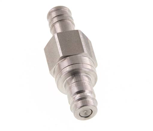 Acero inoxidable DN 10 Tapón de acoplamiento de aire 13 mm Pilar de manguera Doble cierre