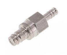 Acero inoxidable DN 10 Enchufe de acoplamiento de aire 9 mm Pilar de manguera Doble cierre