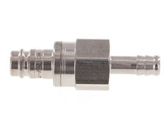 Acero inoxidable DN 10 Enchufe de acoplamiento de aire 9 mm Pilar de manguera Doble cierre