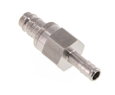 Acero inoxidable DN 10 Enchufe de acoplamiento de aire 9 mm Pilar de manguera Doble cierre