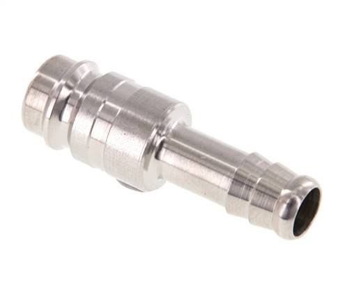 Acero inoxidable 316L DN 10 Enchufe de acoplamiento de aire 10 mm Pilar de manguera Doble cierre