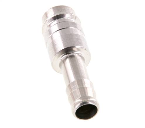Acero inoxidable 316L DN 10 Enchufe de acoplamiento de aire 10 mm Pilar de manguera Doble cierre
