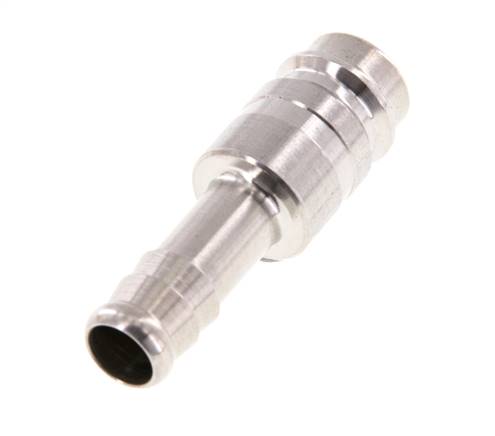 Acero inoxidable 316L DN 10 Enchufe de acoplamiento de aire 10 mm Pilar de manguera Doble cierre