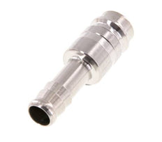 Acero inoxidable 316L DN 10 Enchufe de acoplamiento de aire 10 mm Pilar de manguera Doble cierre