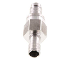 Acero inoxidable 316L DN 10 Tapón de acoplamiento de aire 13 mm Pilar de manguera Doble cierre