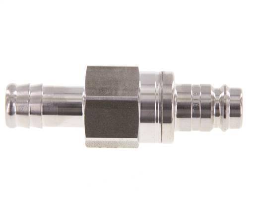 Acero inoxidable 316L DN 10 Tapón de acoplamiento de aire 13 mm Pilar de manguera Doble cierre