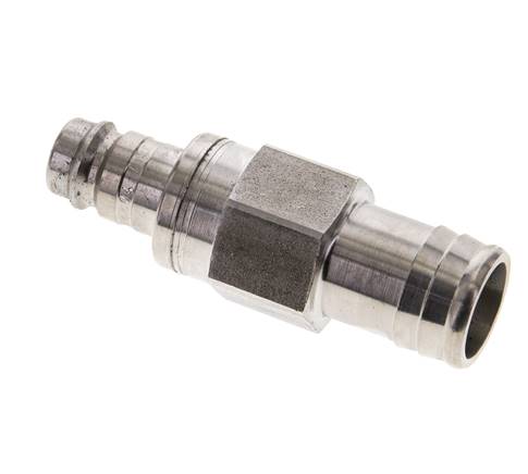 Acero inoxidable 316L DN 10 Tapón de acoplamiento de aire 19 mm Pilar de manguera Doble cierre
