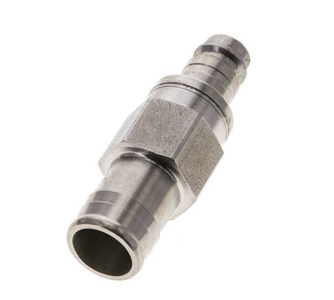 Acero inoxidable 316L DN 10 Tapón de acoplamiento de aire 19 mm Pilar de manguera Doble cierre