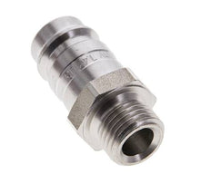 Acero inoxidable DN 10 Acoplamiento de aire Enchufe G 1/4 pulgadas Macho