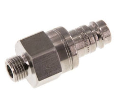 Acero inoxidable DN 10 Acoplamiento de aire Enchufe G 1/4 pulgada Macho Doble cierre