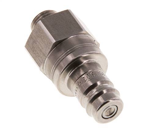 Acero inoxidable DN 10 Acoplamiento de aire Enchufe G 1/4 pulgada Macho Doble cierre