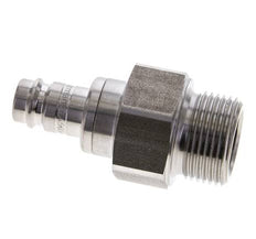 Acero inoxidable DN 10 Acoplamiento de aire Enchufe G 3/4 pulgada Macho Doble Cierre