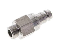 Acero inoxidable DN 10 Acoplamiento de aire Enchufe G 3/8 pulgadas Macho Doble Cierre