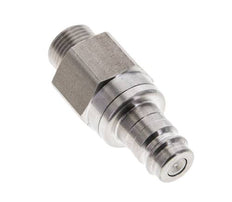 Acero inoxidable DN 10 Acoplamiento de aire Enchufe G 3/8 pulgadas Macho Doble Cierre