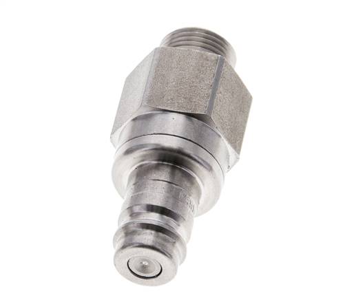 Acero inoxidable DN 10 Acoplamiento de aire Enchufe G 3/8 pulgadas Macho Doble Cierre