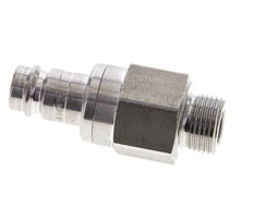 Acero inoxidable DN 10 Acoplamiento de aire Enchufe G 3/8 pulgadas Macho Doble Cierre