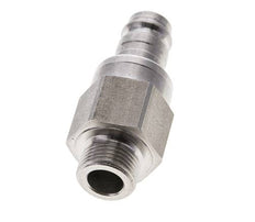Acero inoxidable DN 10 Acoplamiento de aire Enchufe G 3/8 pulgadas Macho Doble Cierre