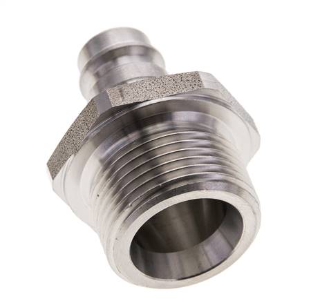 Acero inoxidable 316L DN 10 Acoplamiento de aire Enchufe G 3/4 pulgada Macho