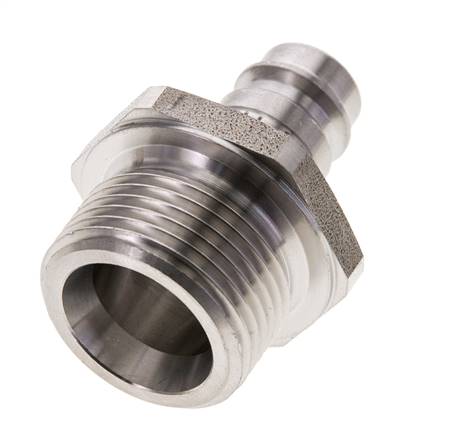 Acero inoxidable 316L DN 10 Acoplamiento de aire Enchufe G 3/4 pulgada Macho