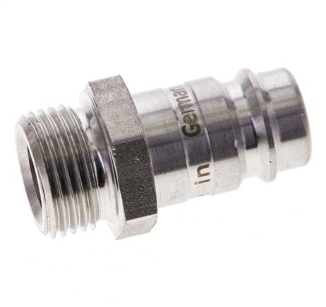 Acero inoxidable 316L DN 10 Acoplamiento de aire Enchufe G 3/8 pulgadas Macho