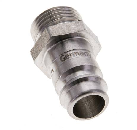 Acero inoxidable 316L DN 10 Acoplamiento de aire Enchufe G 3/8 pulgadas Macho