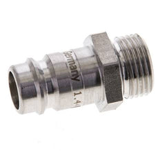 Acero inoxidable 316L DN 10 Acoplamiento de aire Enchufe G 3/8 pulgadas Macho