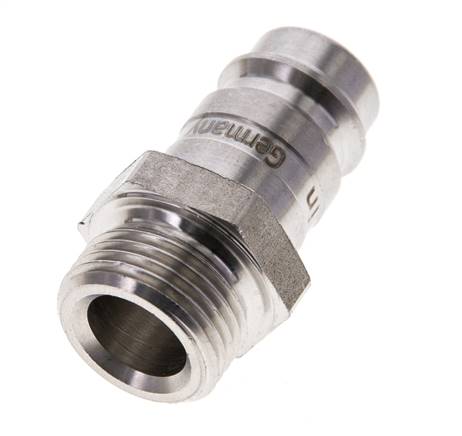 Acero inoxidable 316L DN 10 Acoplamiento de aire Enchufe G 3/8 pulgadas Macho