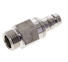Acero inoxidable 316L DN 10 Acoplamiento de aire Enchufe G 1/2 pulgada Macho Doble Cierre