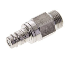 Acero inoxidable 316L DN 10 Acoplamiento de aire Enchufe G 1/2 pulgada Macho Doble Cierre