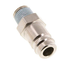 Acero endurecido DN 10 Acoplamiento de aire Enchufe R 1/4 pulgadas Macho