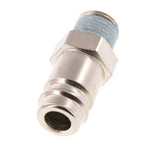Acero endurecido DN 10 Acoplamiento de aire Enchufe R 1/4 pulgadas Macho