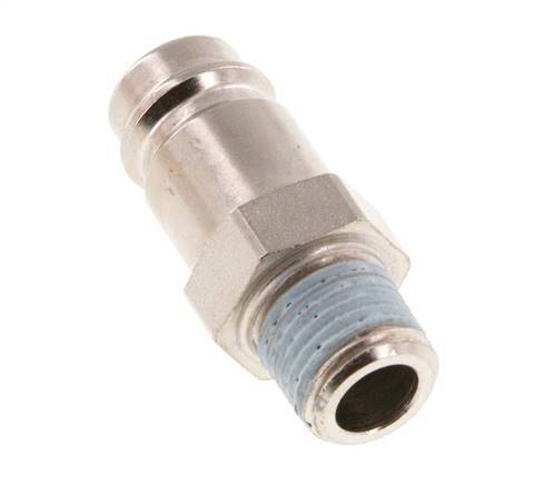 Acero endurecido DN 10 Acoplamiento de aire Enchufe R 1/4 pulgadas Macho