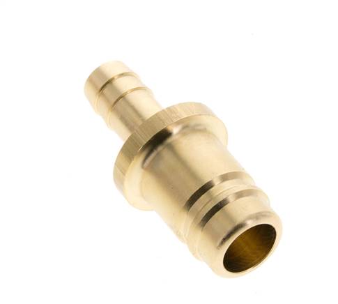 Tapón de acoplamiento de aire DN 15 de latón Pilar de manguera de 13 mm
