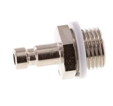 Nickel-plated Brass DN 2.7 (Micro) Air Coupling Plug G 1/8 inch Male [2 Pieces]