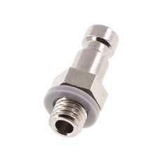 Nickel-plated Brass DN 2.7 (Micro) Air Coupling Plug M5 Male [5 Pieces]