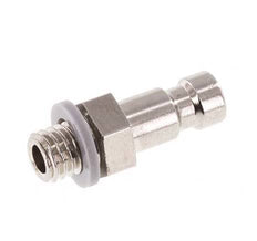 Nickel-plated Brass DN 2.7 (Micro) Air Coupling Plug M5 Male [5 Pieces]