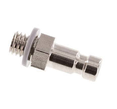 Nickel-plated Brass DN 2.7 (Micro) Air Coupling Plug M5 Male [5 Pieces]