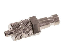 Stainless steel DN 2.7 (Micro) Air Coupling Plug 3x4.3 mm Union Nut