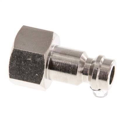 Nickel-plated Brass DN 5 Air Coupling Plug G 1/8 inch Female [5 Pieces]